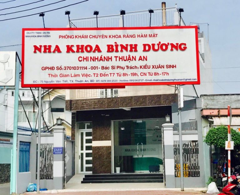 Nha khoa Bình Dương – Địa chỉ nha khoa Bình Dương chi nhánh Thuận An