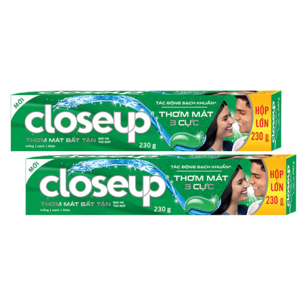 Close Up là bí quyết giữ cho nụ cười của bạn luôn rực rỡ và hơi thở luôn tươi mát Close Up là bí quyết giữ cho nụ cười của bạn luôn rực rỡ và hơi thở luôn tươi mát