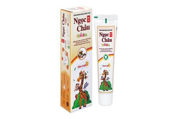 Kem đánh răng cho bé 2 tuổi Ngọc Châu Kem đánh răng cho bé 2 tuổi Ngọc Châu