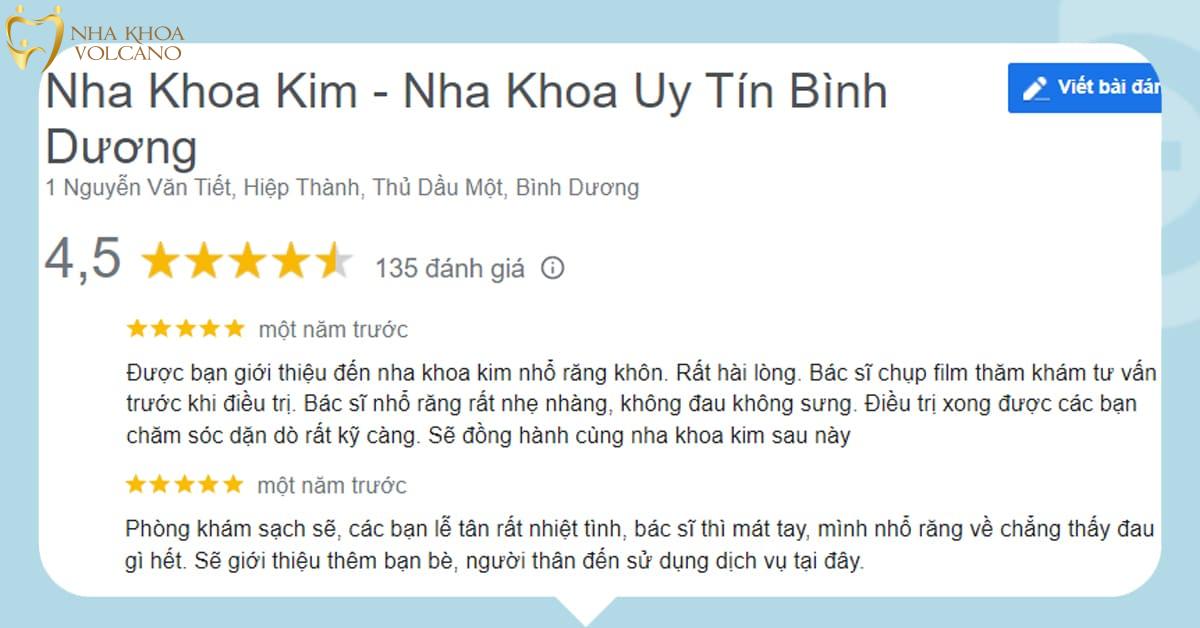 Review Nha khoa Kim Bình Dương về dịch vụ nhổ răng